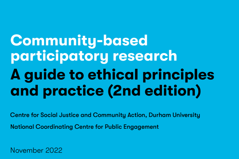 Community-based participatory research: A guide to ethical principles and practice