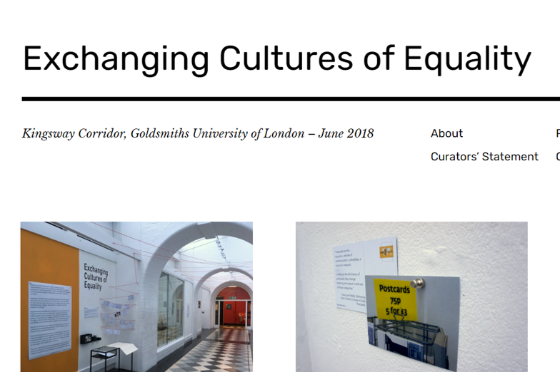 Screenshot for resource: Exchanging Cultures of Equality